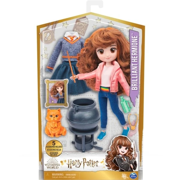 Spin Master Wizarding World Harry Potter - Brillante Hermine Granger, Spielfigur