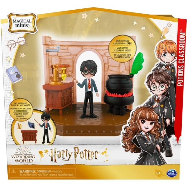 Spin Master Wizarding World Harry Potter - Hogwarts Zaubertränke Klassenzimmer Spielset Mit Exklusiver Harry Potter Sammelfigur, Spielfigur – Bild 2