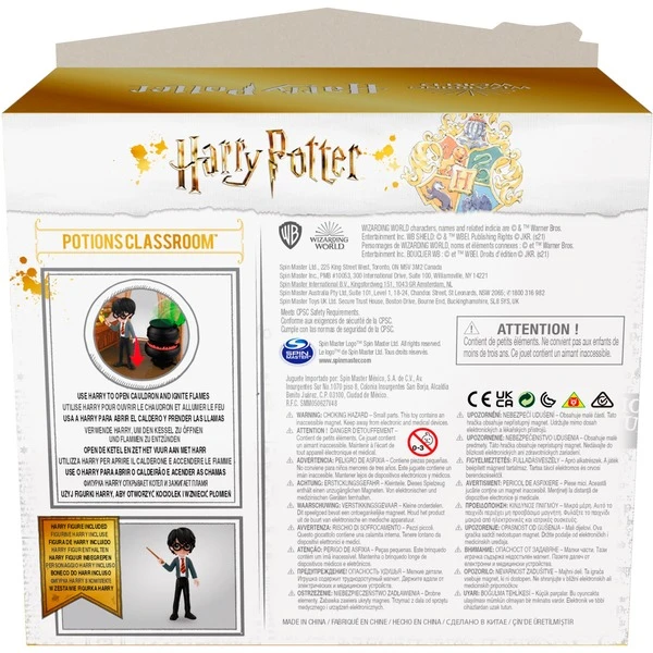 Spin Master Wizarding World Harry Potter - Hogwarts Zaubertränke Klassenzimmer Spielset Mit Exklusiver Harry Potter Sammelfigur, Spielfigur – Bild 4