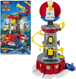 SPIN MASTER Paw Patrol Spielzeug-Aussichtsturm Mighty Pups -Spin Master a412b84bec2aa7d6b2980396e87a91e9