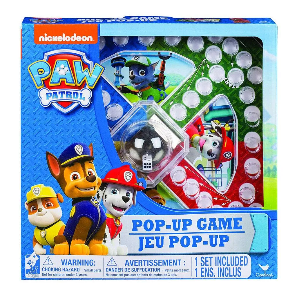 Spin Master 23841 - Paw Patrol Brettspiel Mit Pop-up-Würfel