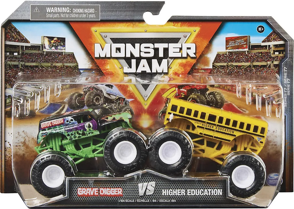 Spin Master 38057 1:64 MNJ Monster Jam 2-Pack, Sortiert 3 Spin Master 38057 1:64 MNJ Monster Jam 2-Pack, Sortiert