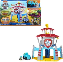 SPIN MASTER 10137753 - Paw Patrol Dinorettung Hauptquartier, Spielset Mit Beweglicher Kommando Zentr. -Spin Master baa8556e4e43115033579486256a8c04