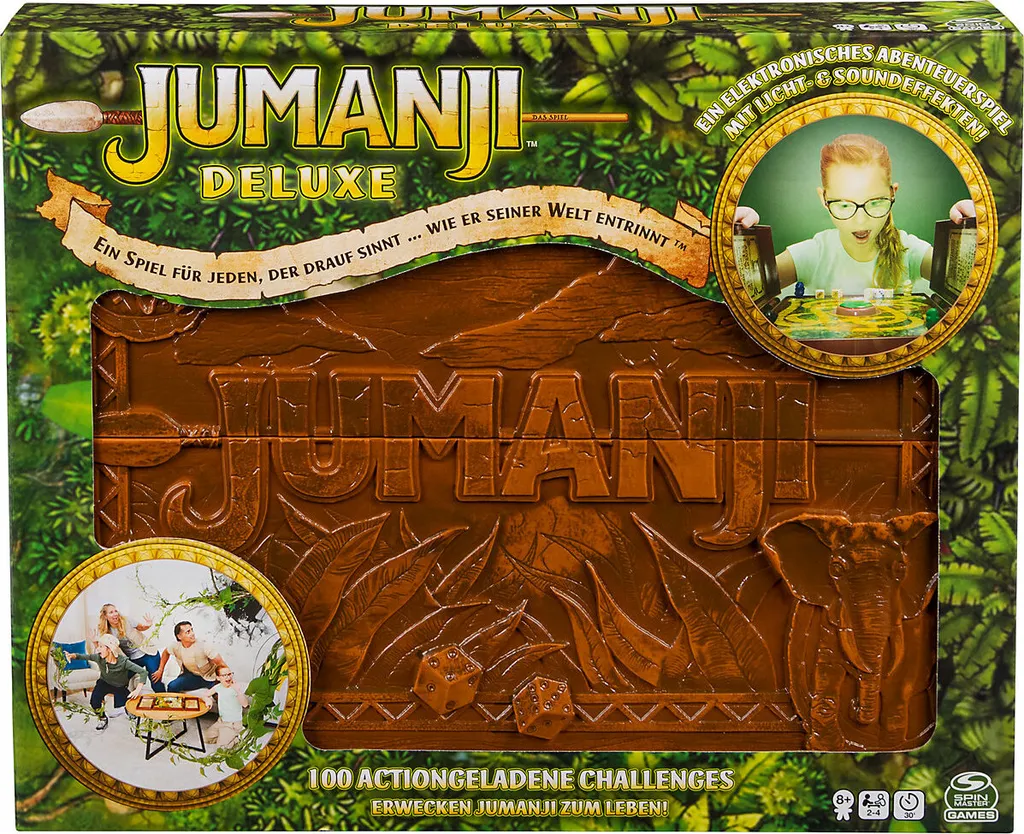 Spin Master Spiele & Puzzle Jumanji Deluxe Brettspiele Spiele Familie Auswahlspin Brettspiele Board Games Spinmasterauswahl