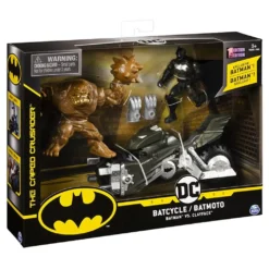 Spin Master 13471 BAT Batman - Batcycle Mit 2 X 10 Cm Figuren -Spin Master d9421573410b5c0807c6996cc47a8a67