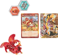 SPIN MASTER Bakugan Legends Platinum Figur Blitz Fox Und Karten