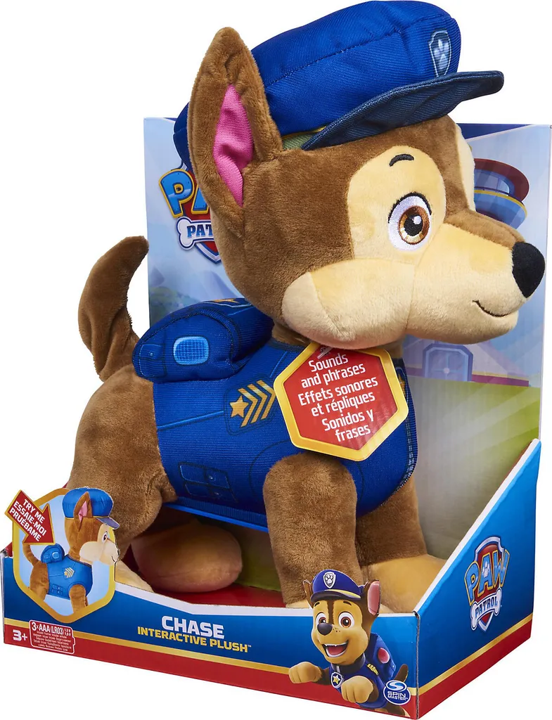 Spin Master Spielwaren PAW Patrol Interaktives Plüschtier Chase Ca. 32 Cm Kuscheltiere Teddies & Plüschfiguren Spinmasterauswahl 4 Spin Master Spielwaren PAW Patrol Interaktives Plüschtier Chase Ca. 32 Cm Kuscheltiere Teddies & Plüschfiguren Spinmasterauswahl – Bild 2