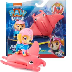 Spin Master Paw Patrol Aqua Pups Skye Figur Und Seeteufel