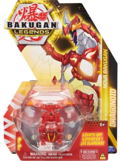 Spin Master Spielwaren Bakugan 'Legends' Nova Bakugan DRAGONOID 1er Pack, Ball Mit Leuchteffekt, Integriertes LED-Licht Actionfiguren Actionfiguren -Spin Master fad86009b179dc510990b2542d6dfcbe