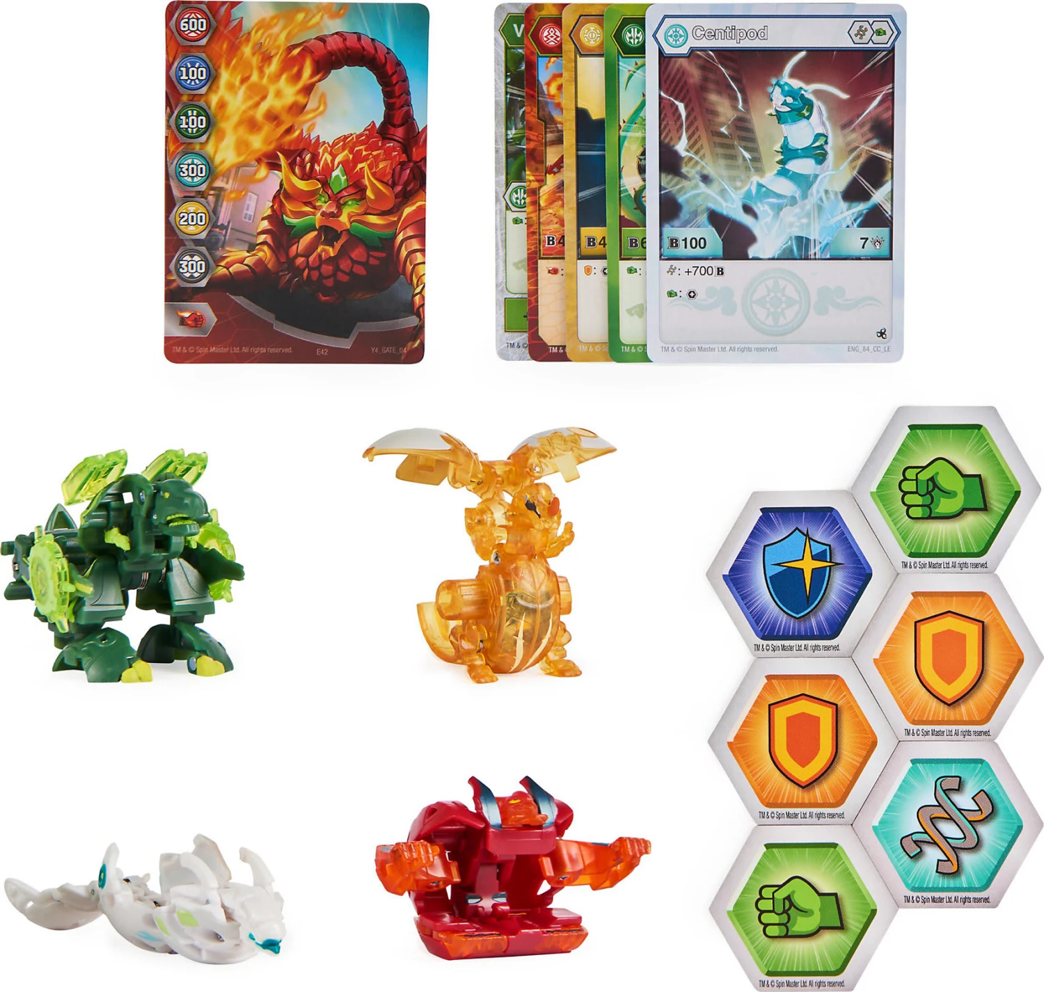 SPIN MASTER Bakugan Legends Collection Pack, Viererpack Mit Centipod Bakugan, Surturan... 4 SPIN MASTER Bakugan Legends Collection Pack, Viererpack Mit Centipod Bakugan, Surturan... – Bild 2