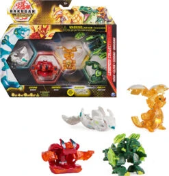 SPIN MASTER Bakugan Legends Collection Pack, Viererpack Mit Centipod Bakugan, Surturan...
