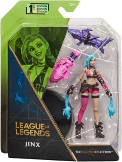SPIN MASTER League Of Legends - 10cm Jinx Actionfigur Mit 2 Waffen (Gräte & Peng-Peng)... -Spin Master spin master league of legends 10cm jinx actionfigur mit 2 waffen grate and peng peng 2