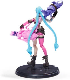 SPIN MASTER League Of Legends - 10cm Jinx Actionfigur Mit 2 Waffen (Gräte & Peng-Peng)... -Spin Master spin master league of legends 10cm jinx actionfigur mit 2 waffen grate and peng peng 4