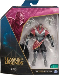 SPIN MASTER League Of Legends - 15cm Zed Deluxe-Sammelfigur Mit 2 Shuriken Und Ausstell... -Spin Master spin master league of legends 15cm zed deluxe sammelfigur mit 2 shuriken und ausstell 2