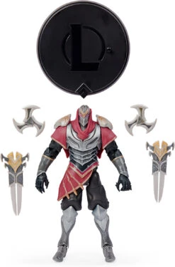 SPIN MASTER League Of Legends - 15cm Zed Deluxe-Sammelfigur Mit 2 Shuriken Und Ausstell... -Spin Master spin master league of legends 15cm zed deluxe sammelfigur mit 2 shuriken und ausstell 3