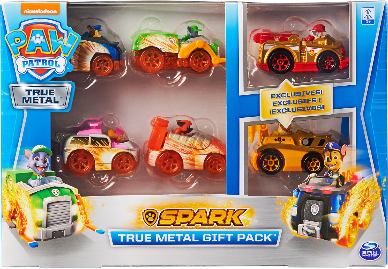 SPIN MASTER PAW Patrol, True Metal Spark-Geschenkset Mit 6 Druckgussfahrzeugen Zum... 4 SPIN MASTER PAW Patrol, True Metal Spark-Geschenkset Mit 6 Druckgussfahrzeugen Zum... – Bild 2