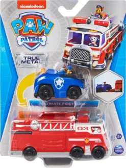 SPIN MASTER Paw Patrol True Metal Team Fahrzeuge 2er Set Mit Feuerwehrwagen Und Chase... -Spin Master spin master paw patrol true metal team fahrzeuge 2er set mit feuerwehrwagen und chase 4