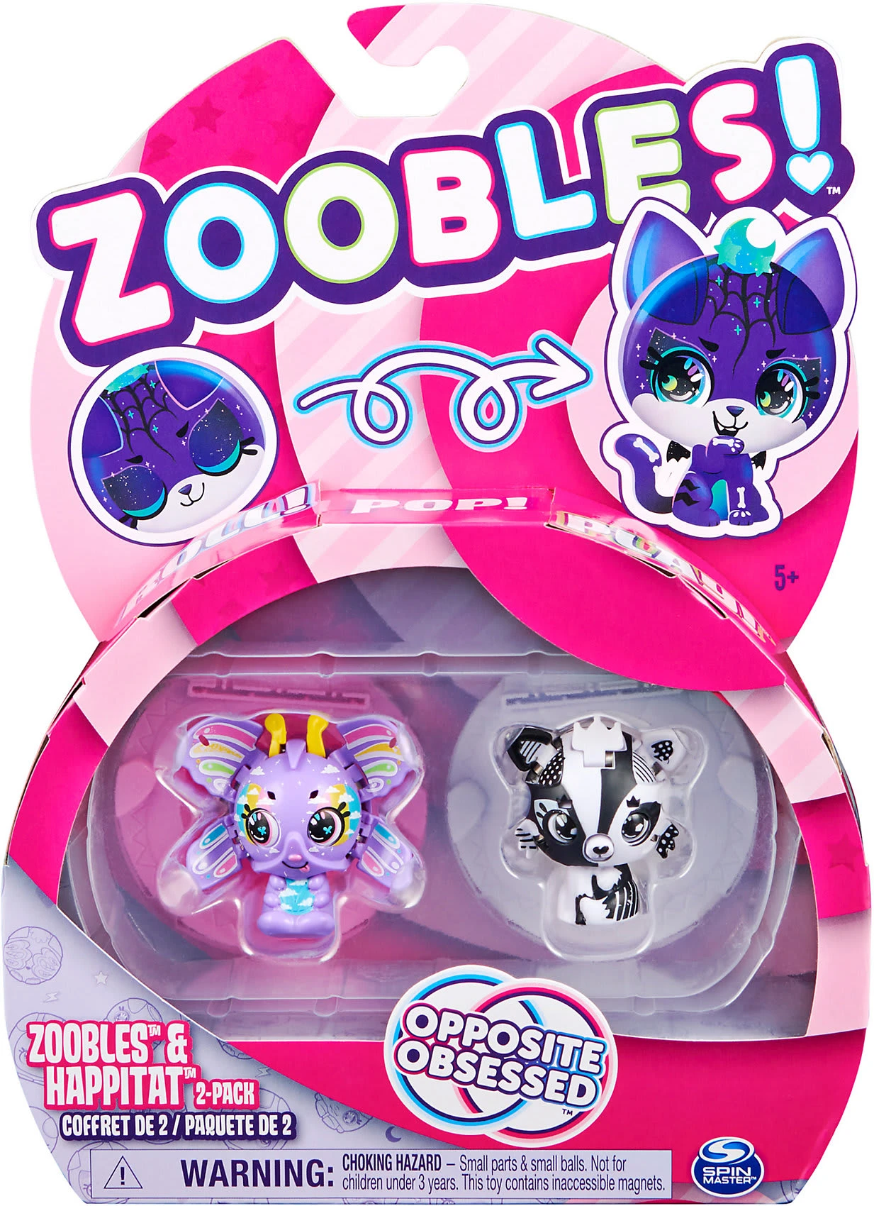 SPIN MASTER Zoobles - 2 Pack Butterfly & Fox 7 SPIN MASTER Zoobles - 2 Pack Butterfly & Fox – Bild 5