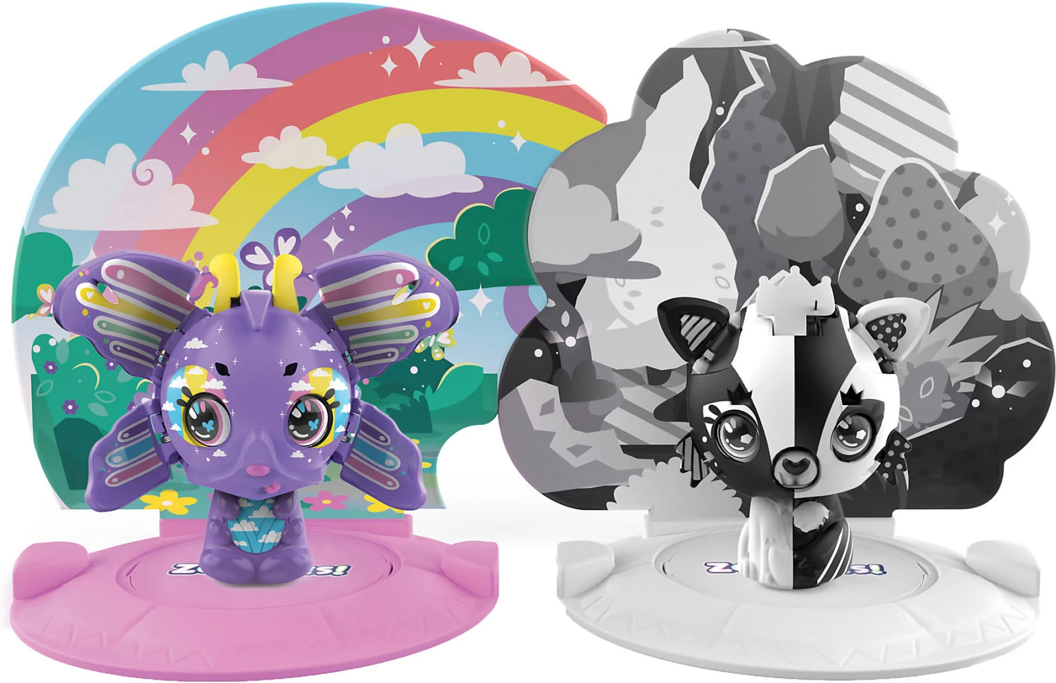 SPIN MASTER Zoobles - 2 Pack Butterfly & Fox 3 SPIN MASTER Zoobles - 2 Pack Butterfly & Fox
