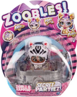 SPIN MASTER Zoobles - Girlz 1 Pack - Secret Partiez - Mega Movie Premiere Zebra S2 -Spin Master spin master zoobles girlz 1 pack secret partiez mega movie premiere zebra s2 5