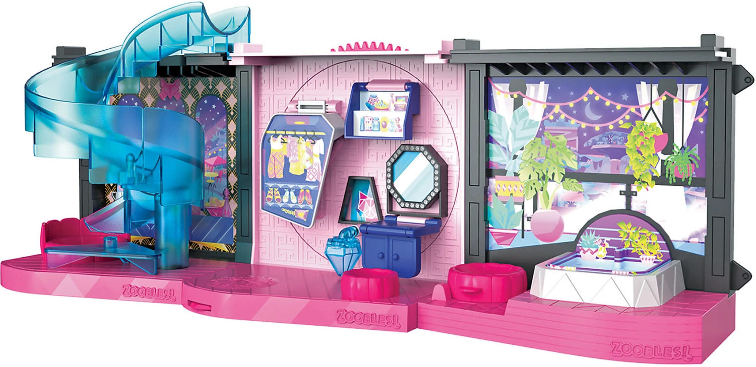 SPIN MASTER Zoobles Magic Mansion Traumhaus Zum Verwandeln Mit 6 Zimmern, Rutsche 5 SPIN MASTER Zoobles Magic Mansion Traumhaus Zum Verwandeln Mit 6 Zimmern, Rutsche – Bild 3